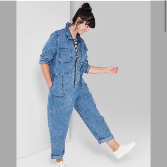 wild fable denim overalls